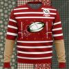 Let’s Go Phillies White And Red Ugly Christmas Sweater