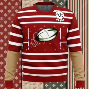 David King Rugby Shirt DBD Ugly Christmas Sweater