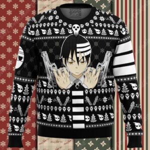 Death The Kid Soul Eater Ugly Christmas Sweater