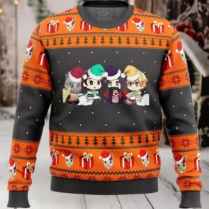 Demon Slayer Chibi Ugly Christmas Sweater