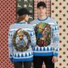 Green Bay Packers Boba Fett Baby Yoda Cool Christmas Ugly Sweater