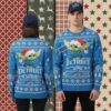 Detroit Lions Xmas Gnomes White Couples Christmas Ugly Sweater