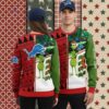 Detroit Lions Grinch Fan Blue Christmas Vacation Ugly Sweater