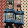 Green Bay Packers Grinch Viking Mens Christmas Ugly Sweater