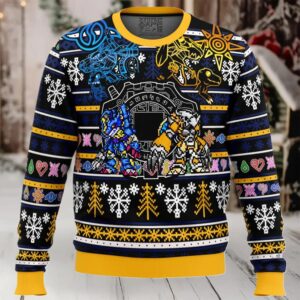 Digimon Ugly Christmas Sweater