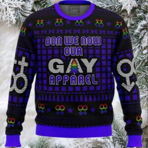 Don We Now Our Gay Apparel LGBT Ugly Christmas Sweater
