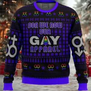 Don We Now Our Gay Apparel LGBT Ugly Christmas Sweater