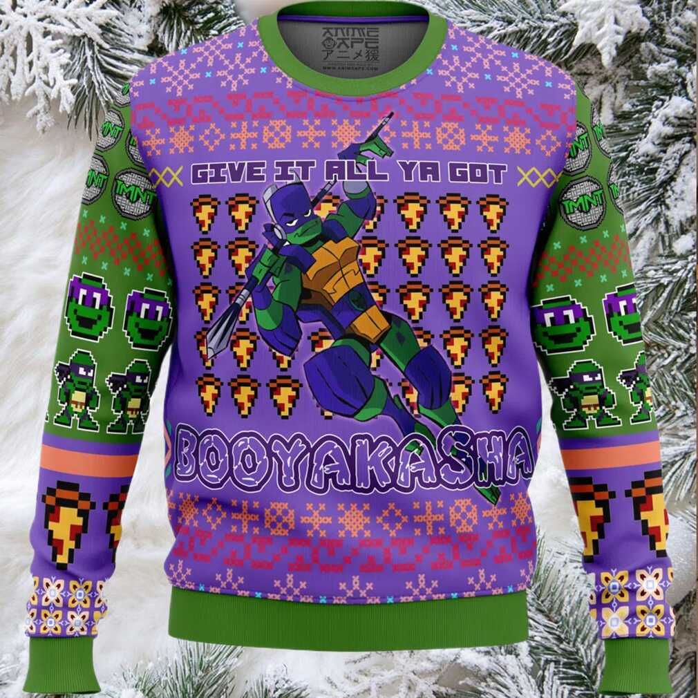 Donatello Rise of the Teenage Mutant Ninja Turtles Ugly Christmas Sweater