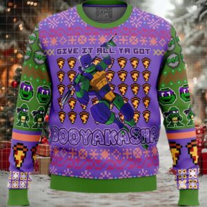 Donatello Rise of the Teenage Mutant Ninja Turtles Ugly Christmas Sweater