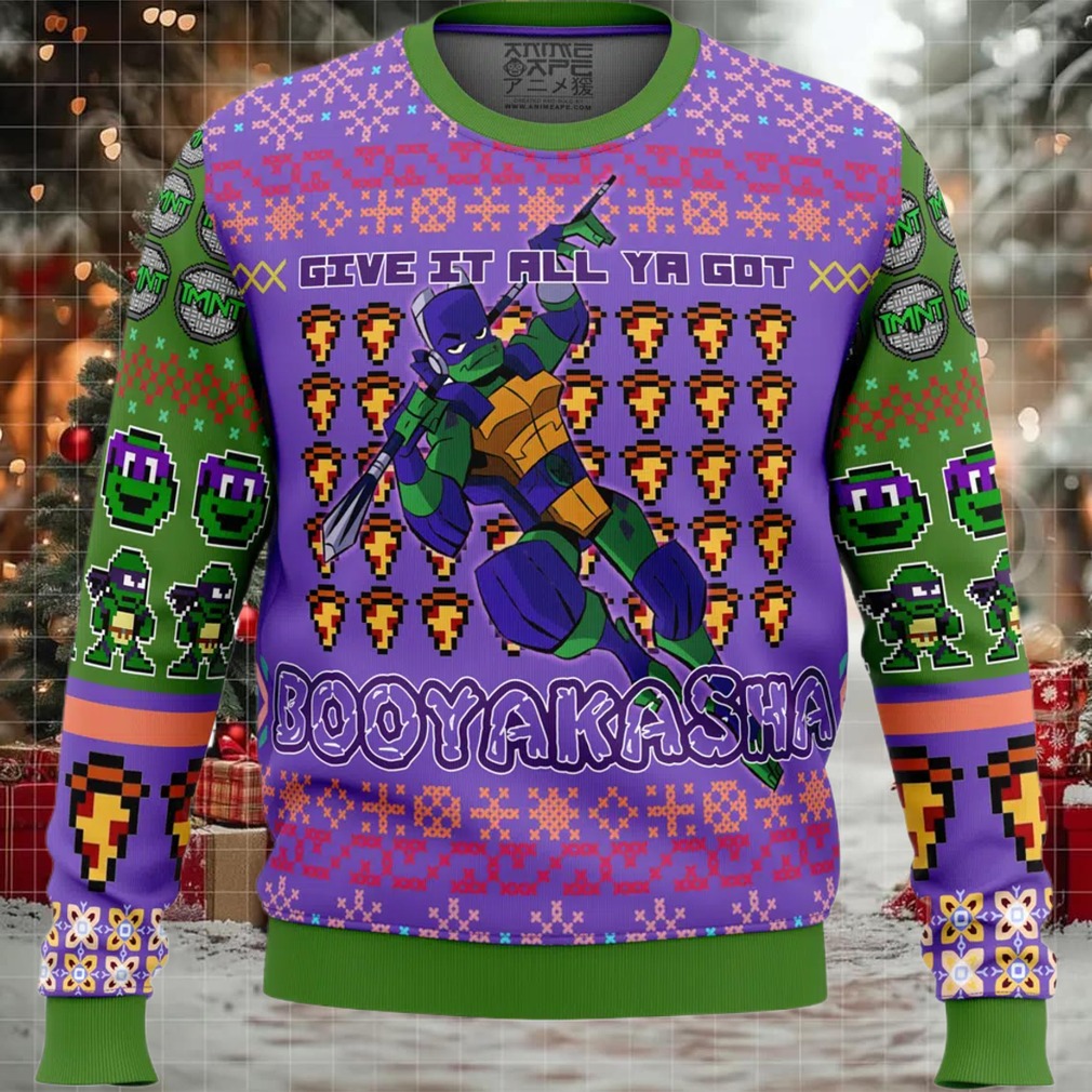 Donatello Rise of the Teenage Mutant Ninja Turtles Ugly Christmas Sweater