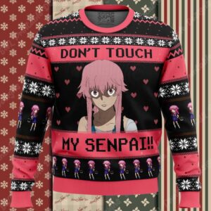 Don’t Touch My Senpai!! The Future Diary Ugly Christmas Sweater