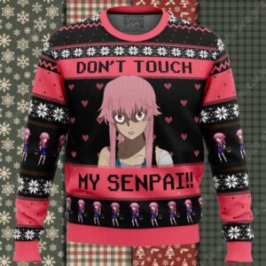 Don’t Touch My Senpai!! The Future Diary Ugly Christmas Sweater