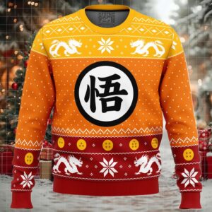 Dragon Ball Z Goku Christmas Ugly Christmas Sweater