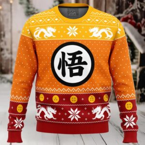 Dragon Ball Z Goku Christmas Ugly Christmas Sweater