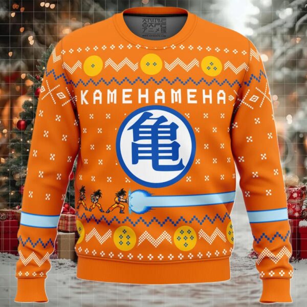 Dragon Ball Z Kamehameha Ugly Christmas Sweater