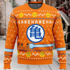 Dragon Ball Z Kamehameha Ugly Christmas Sweater