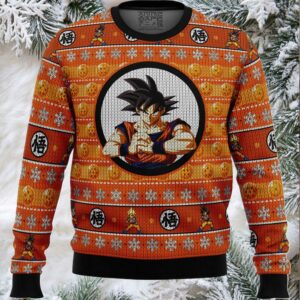 Dragon Ball Z Son Goku Ugly Christmas Sweater