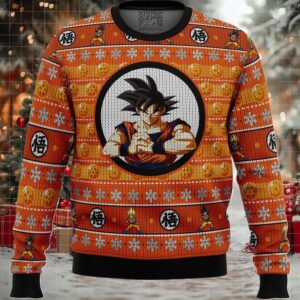 Dragon Ball Z Son Goku Ugly Christmas Sweater