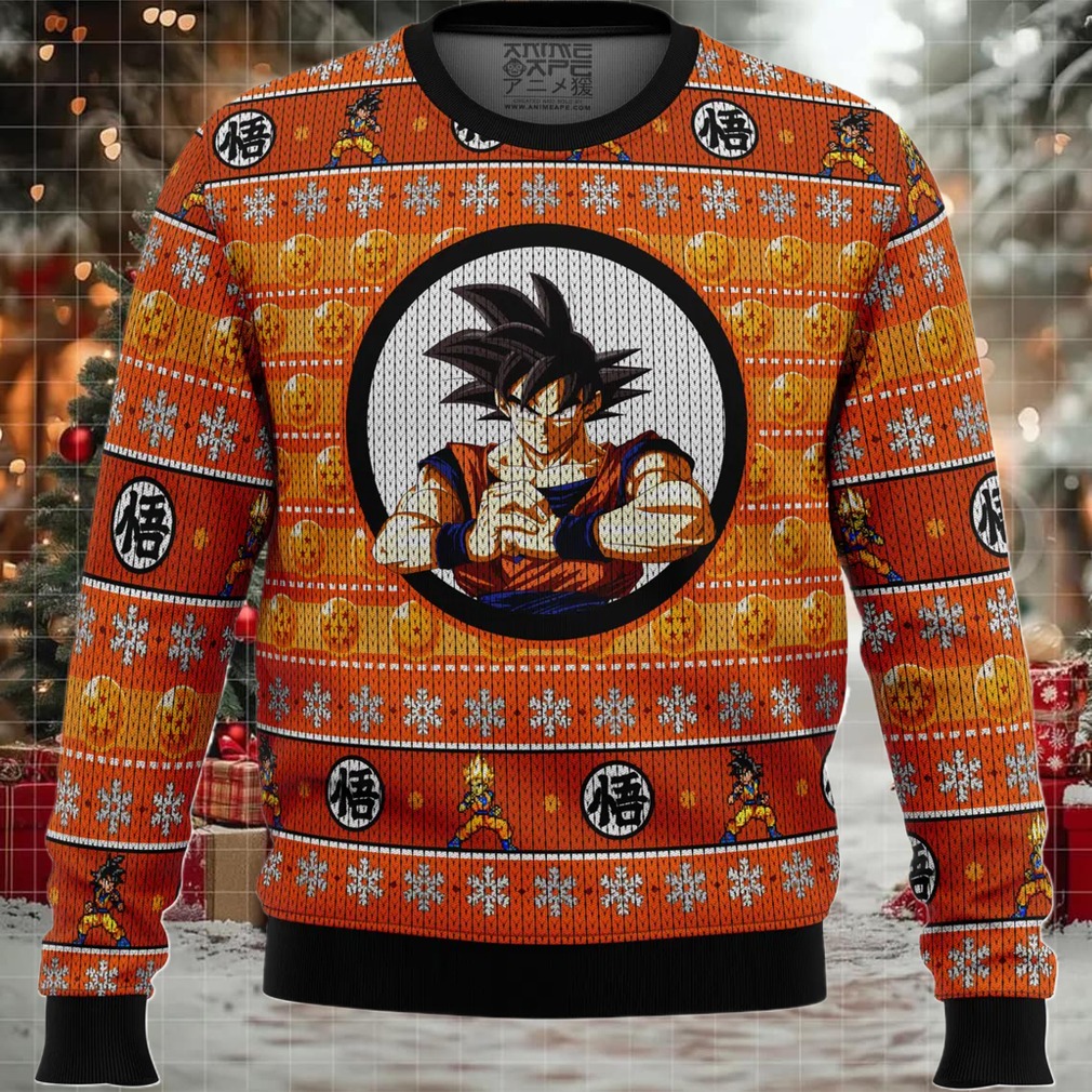 Dragon Ball Z Son Goku Ugly Christmas Sweater