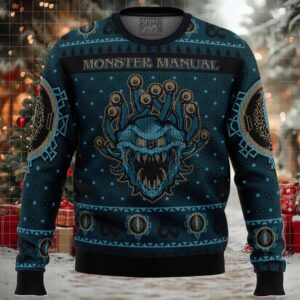 Dungeons & Dragons Monster Manual Ugly Christmas Sweater