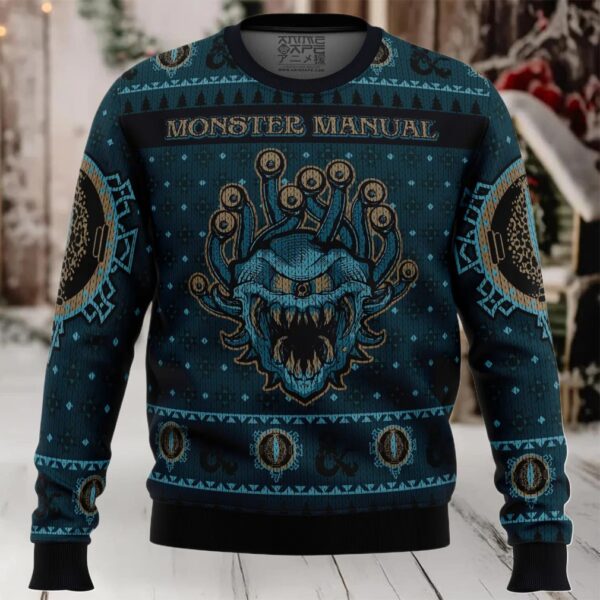 Dungeons & Dragons Monster Manual Ugly Christmas Sweater