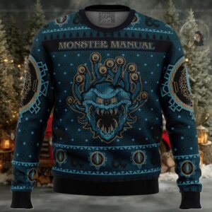 Dungeons & Dragons Monster Manual Ugly Christmas Sweater