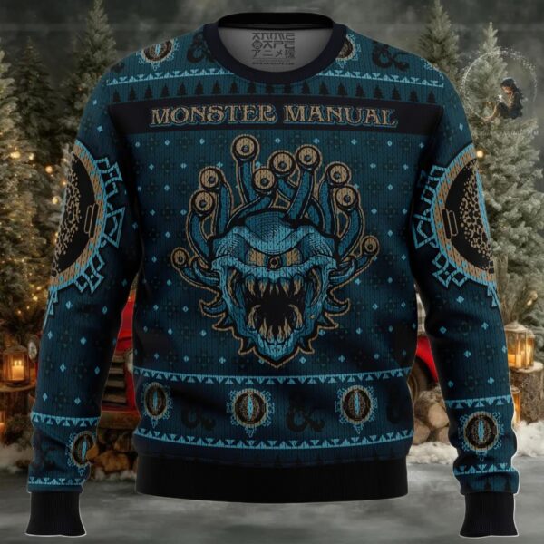 Dungeons & Dragons Monster Manual Ugly Christmas Sweater