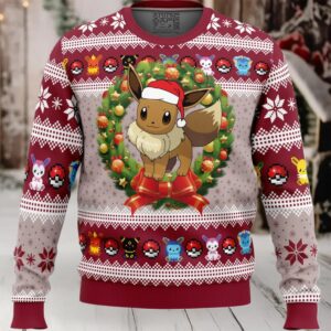 Eevee Christmas Pokemon Ugly Christmas Sweater