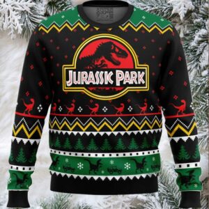 Ethics of Cloning Jurassic Park Ugly Christmas Sweater