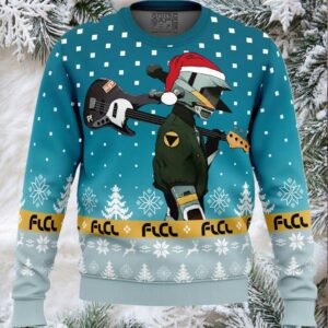 FLCL Canti Saw Christmas Tree Ugly Christmas Sweater