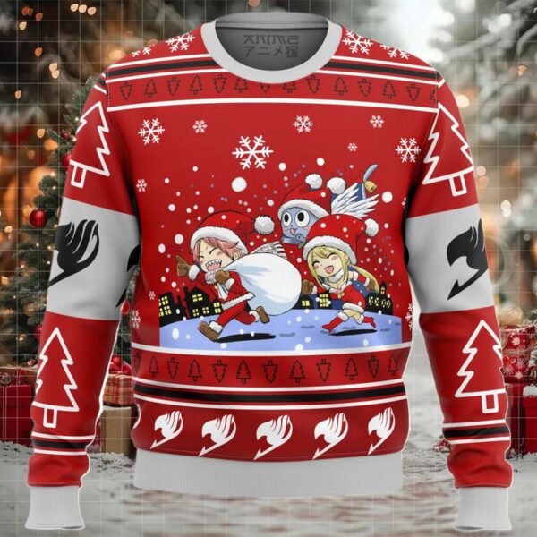Fairy Tail Chibi XMAS Ugly Christmas Sweater