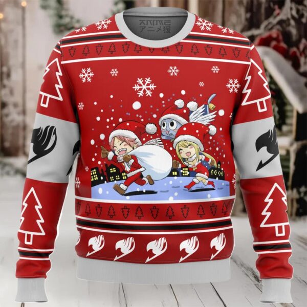 Fairy Tail Chibi XMAS Ugly Christmas Sweater