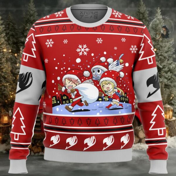 Fairy Tail Chibi XMAS Ugly Christmas Sweater