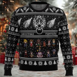 Final Fantasy 7 Ugly Christmas Sweater
