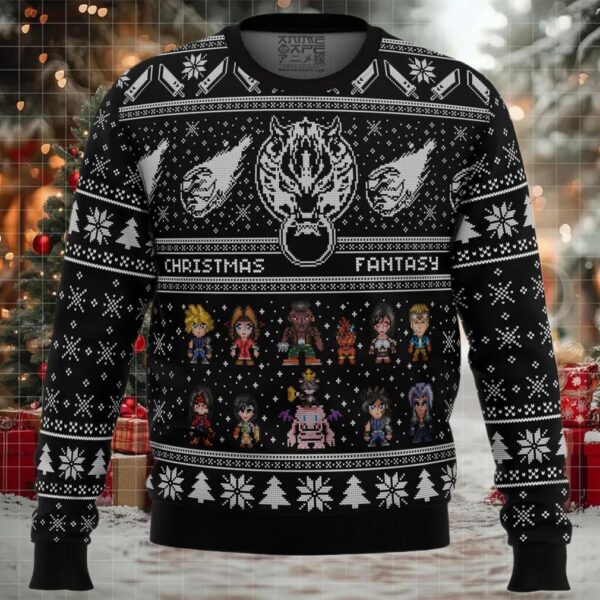 Final Fantasy 7 Ugly Christmas Sweater