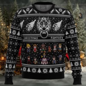 Final Fantasy 7 Ugly Christmas Sweater