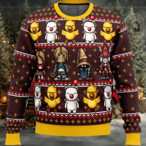 Final Fantasy 9 Ugly Christmas Sweater