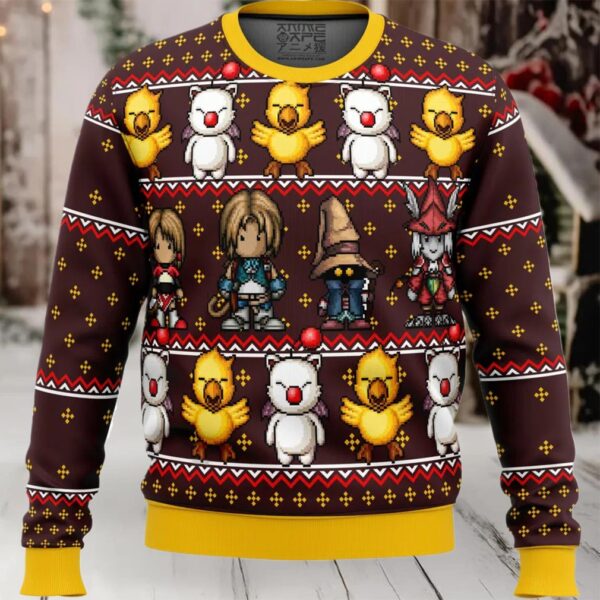 Final Fantasy 9 Ugly Christmas Sweater