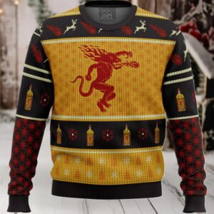 Fireball Cinnamon Whisky Ugly Christmas Sweater