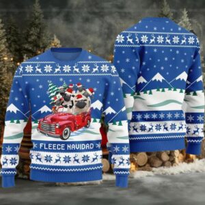 Fleece Navidad Ugly Sweater 2025 Christmas