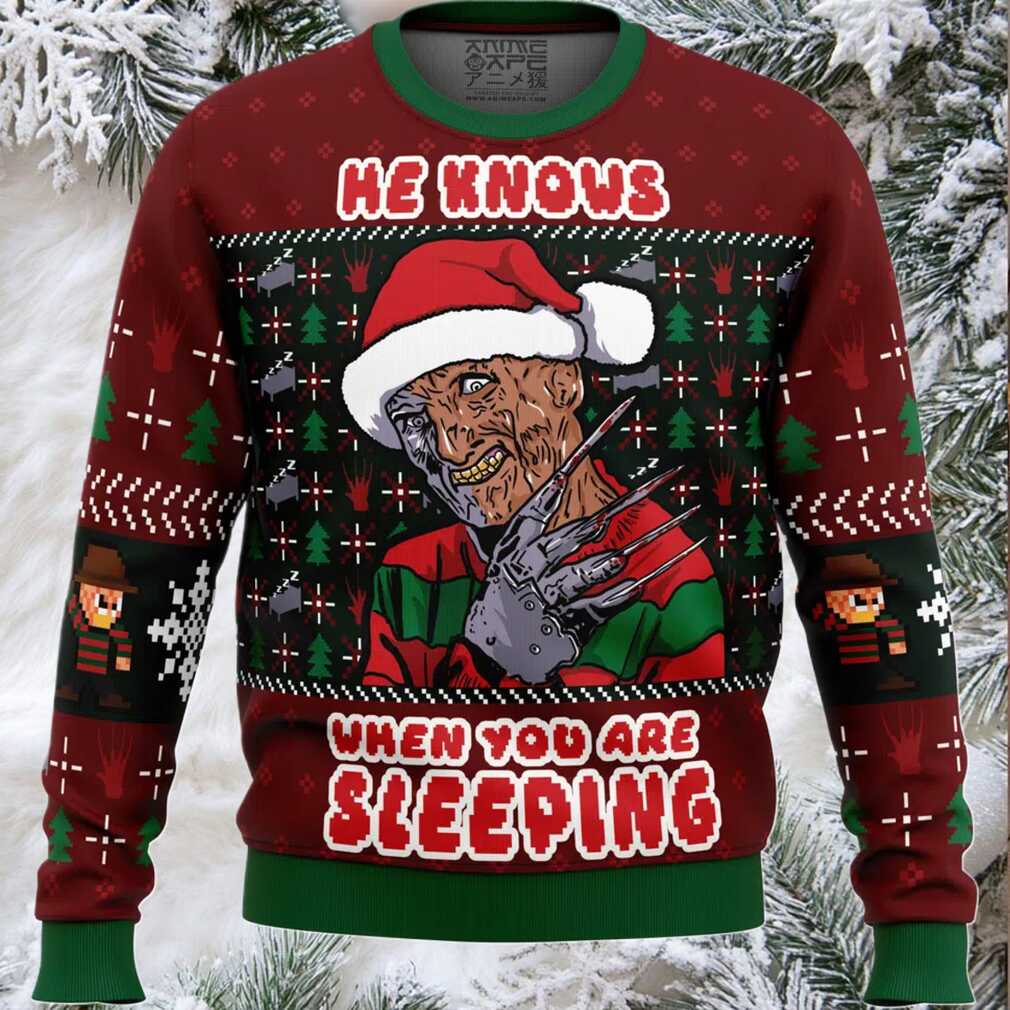 Fred Claws Christmas Freddy Krueger Ugly Christmas Sweater