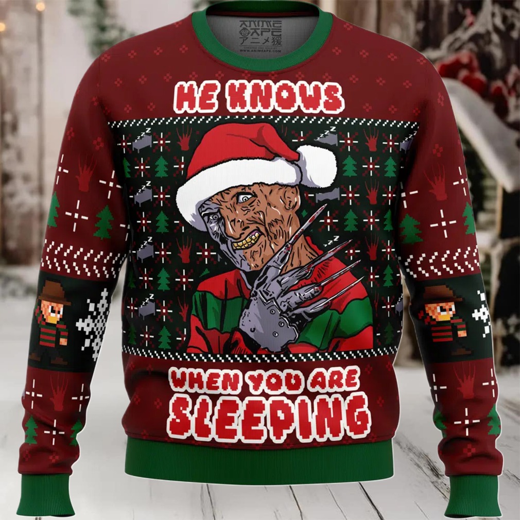 Fred Claws Christmas Freddy Krueger Ugly Christmas Sweater Fred Claws Christmas Freddy Krueger Ugly Christmas Sweater
