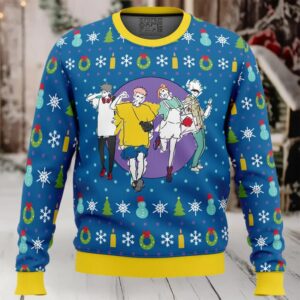 Fun Walk Jujutsu Kaisen Ugly Christmas Sweater