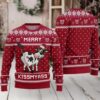 Funny Santa Football Ugly Sweater 2025 Christmas
