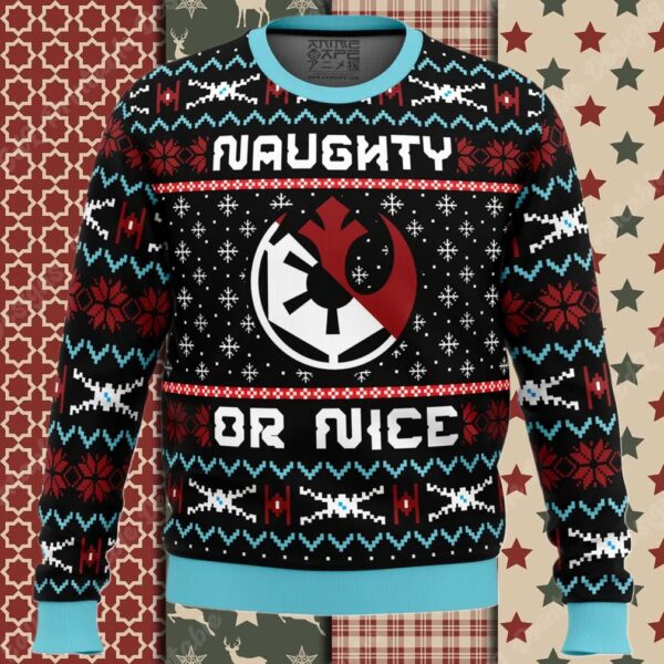 Galactic Naughty or Nice Star Wars Ugly Christmas Sweater