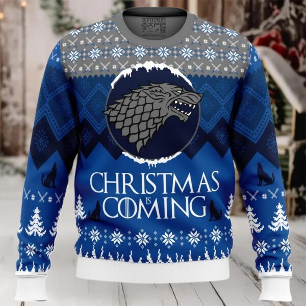 Game of Thrones Christmas is Coming Ugly Christmas Sweater