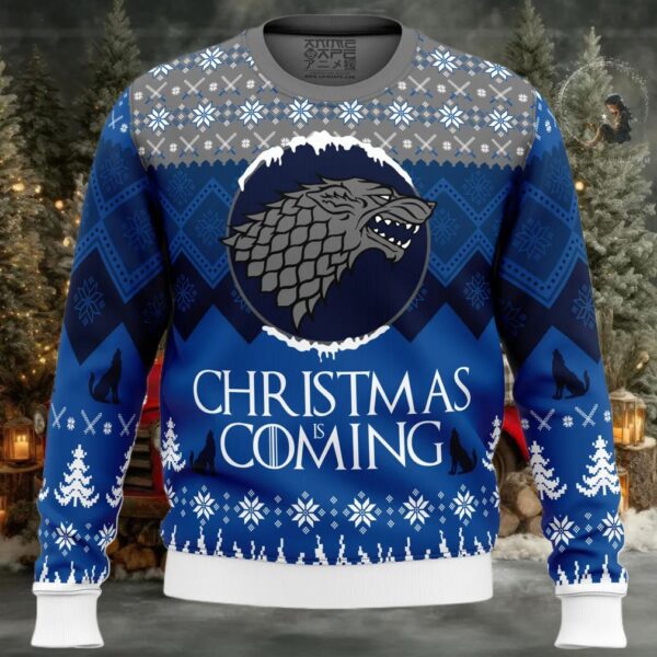 Game of Thrones Christmas is Coming Ugly Christmas Sweater