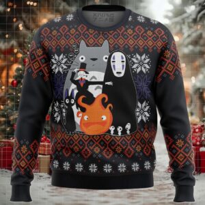 Ghibli Miyazaki Ugly Christmas Sweater