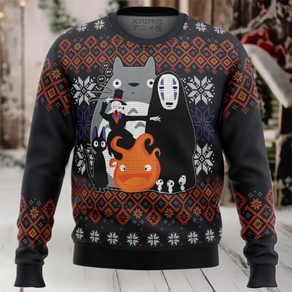 Ghibli Miyazaki Ugly Christmas Sweater