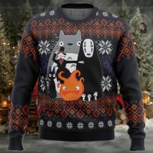 Ghibli Miyazaki Ugly Christmas Sweater